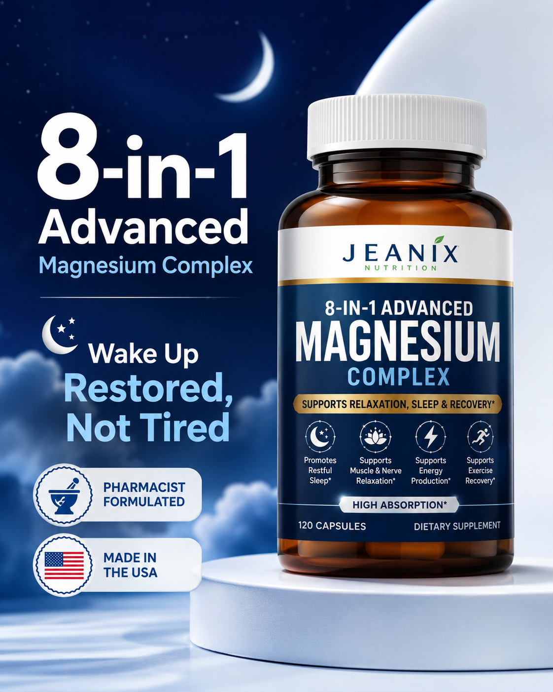 The Ultimate Bioavailable Formula to finally shut off your 'night-brain' and restore deep REM sleep without the morning fog