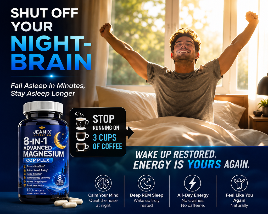 The Ultimate Bioavailable Formula to finally shut off your 'night-brain' and restore deep REM sleep without the morning fog